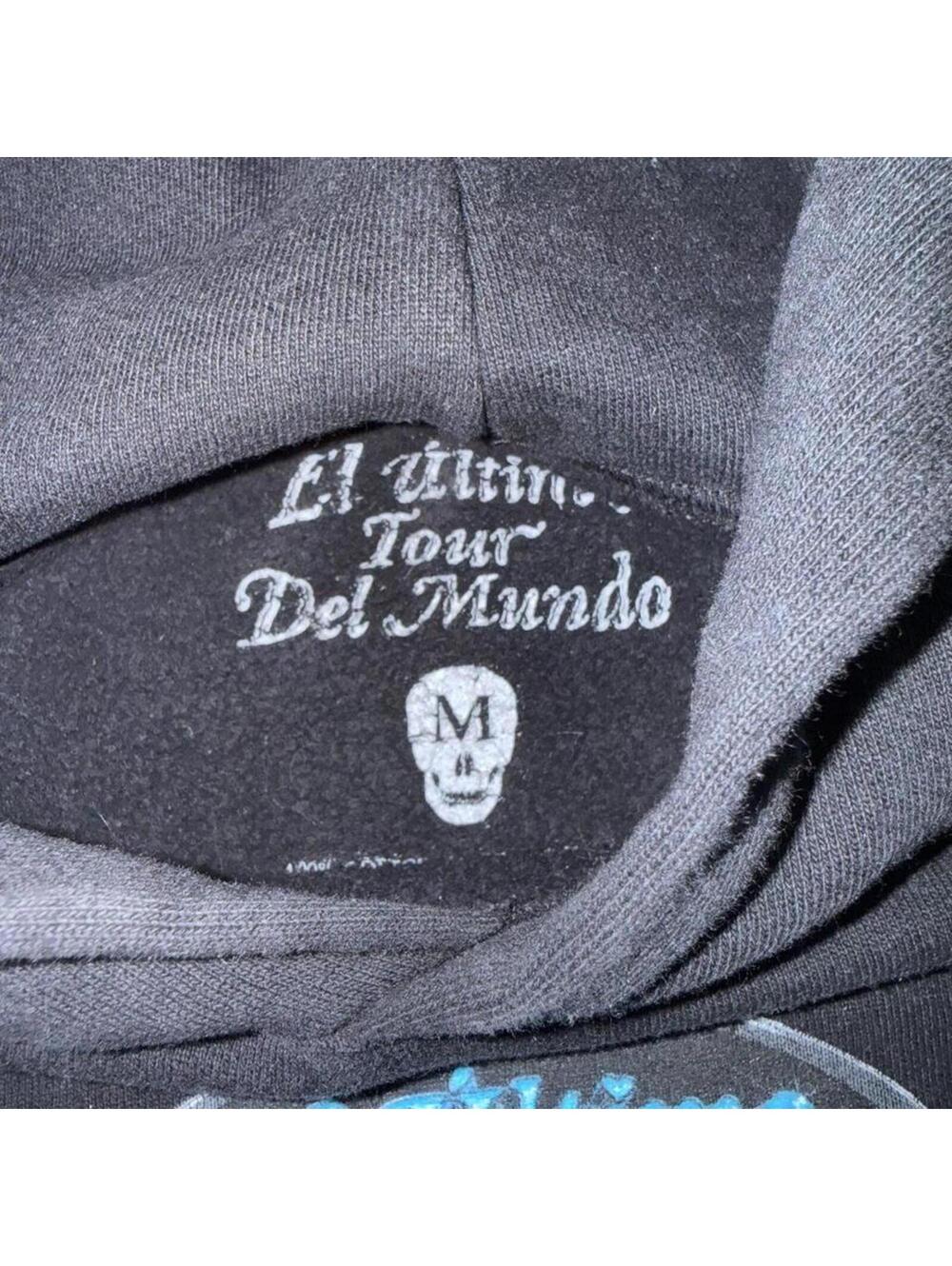 Bad Bunny El Ultimo Tour Del Mundo Black 2022 Merch Hoodie Sweatshirt - Picture 6 of 6
